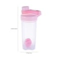 thumbnail image 3 of Protein Powder Water Bottle 700ml Cup With Scale P P Cup Handheld Fitness Sports Shakes Bottle, 3 of 7