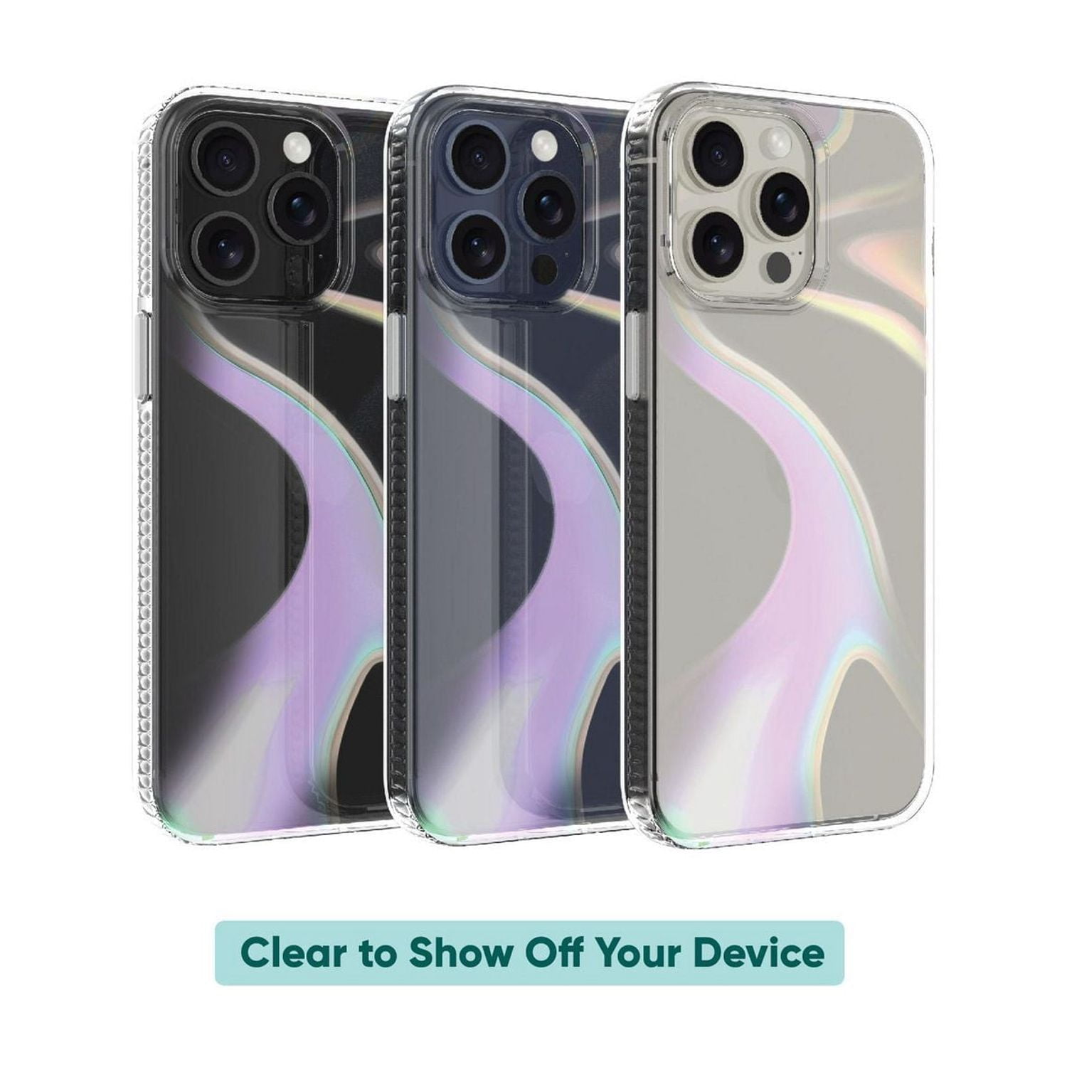 Iridescent Illusion - Premium Fashion Phone Case for iPhone 15 Pro Max
