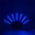 thumbnail image 4 of Foldable Hand Fan With Led Light Glowing Discoloration Fan For Night Performance Dj Bar Club Room Party Halloween Decoration, 4 of 5