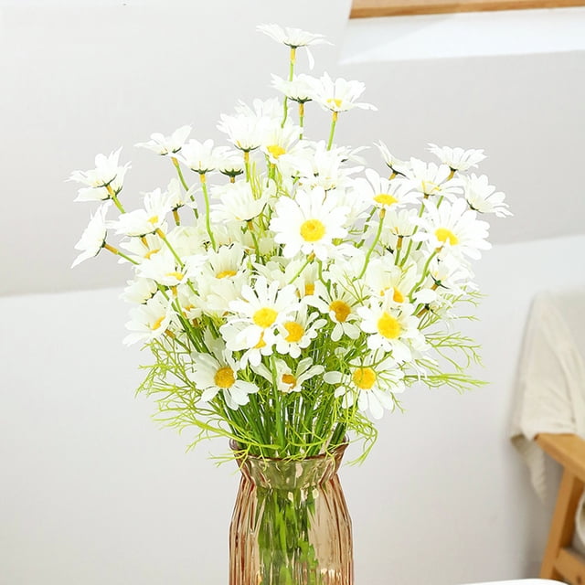Lisbinx Flower Simulation Plants Thanksgiving Christmas Spring Decoration Wedding Party Family Flowers Artificial Flower 10pcs
