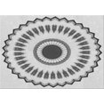 thumbnail image 1 of Ahgly Company Machine Washable Indoor Rectangle Transitional Gray Area Rugs, 5' x 8', 1 of 7