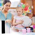 thumbnail image 4 of Meitianfacai 304 Color Metal Stainless Steel Straws Portable Set Reusable Bar Drinks Milk Tea Straws 5pc, 4 of 4