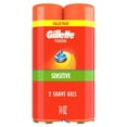thumbnail image 1 of Gillette Fusion Sensitive Skin Shaving Gel for Men, For Smooth Skin, With Almond Oil, Shave Gel for Men’s Grooming Suitable for Sensitive Skin, 1 of 16
