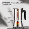 thumbnail image 4 of Stovetop Coffee Maker, Portable Stainless Steel Espresso Maker For Induction Cooktop, 4 of 8