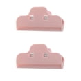 thumbnail image 1 of 2-Pack Plastic Food Bag Sealer Clips | Reusable ABS Kitchen Storage Organizer for Snacks, Coffee & Chips | 10x5cm Waterproof Sealing Device, 1 of 5