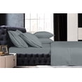 thumbnail image 3 of Mocassi 1800 Series Sheet Set 6 Pieces Deep Pocket Twin/Twin XL Grey, 3 of 3
