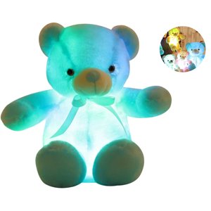 LED ours en peluche, peluche jouet, coloré, jouets lumineux pour enfants et adultes, cadeau d'anniversaire