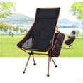 thumbnail image 3 of Chaise Lune d'Extérieur Chaise Pliante Portable Chaise en Alliage d'Aluminium Chaise de Pêche Camping Auto-Équilibrée Fauteuil Inclinable de Tournée Chaise de Plage Décontractée, 3 of 4