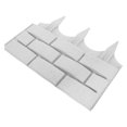 thumbnail image 1 of OUNONA Decorative Garden Fence Fence Light Grey Plastic for Friends 1Set, 1 of 7