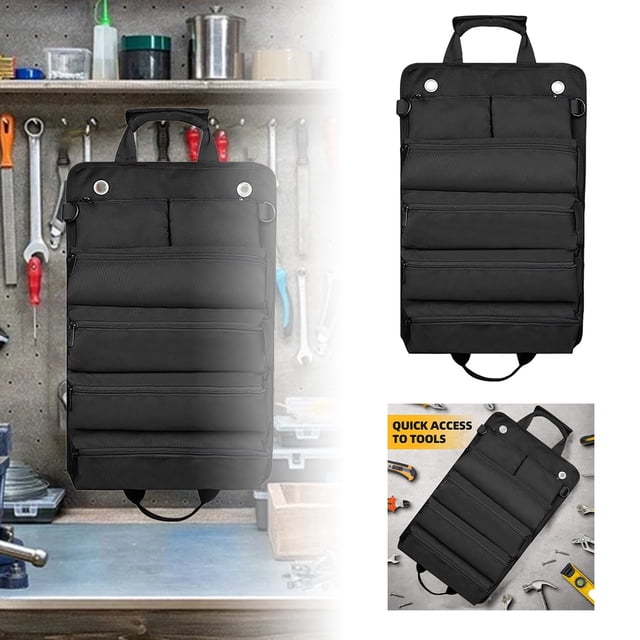 WMQPNNS New Trending Tool Roll Bag Storage Bag Tool Roll Bag Foldable Storage Multifunctional Large Capacity Roll Bag Easy To Hang Bag Convenient Tool Bag Todays Deals Clearance Sale
