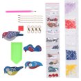 thumbnail image 2 of Painting Key Ring, Bird Pattern Rhinestones Painting Key Chain, For DIY Christmas Crafts  Arts Crafts Birthday, New Year And Christmas, 2 of 8