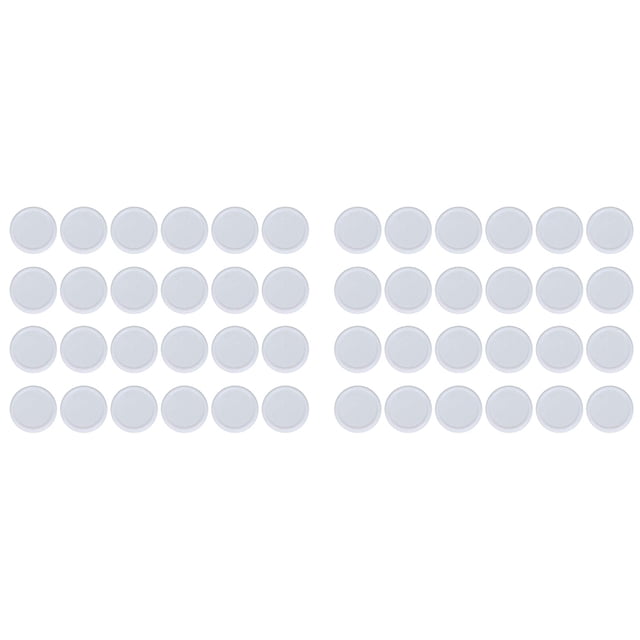 48X Couvercles à Ouverture Régulière pour Pots Mason, Capuchons de Rangement en Plastique pour Pots de Mise en Conserve Mason et Plus, Standard, Dia 70mm, 48 x Capuchons de Rangement en Plastique Réutilisables à Ouverture Régulière, Blanc