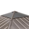 thumbnail image 2 of hometrends 10 ft. x 10 ft. Hard Top Cedar Gazebo, 2 of 9