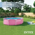 thumbnail image 3 of Intex 28295EP 10' x 30" Metal Frame Round Above Ground Swimming Pool - Pool Only, 3 of 7