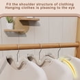 thumbnail image 4 of Steering Wheel Cover Danhjin Short Neck Hanger Non-slip Thickened Clothes Hanger Household Storage Rack Plastic Hanger Creates The Hanger Space Saving Wardrobe Hanger Home Decor, 4 of 8