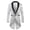 Argent, variante sur cllios Veste de Smoking à Paillettes pour Homme Queue-de-Pie Coupe Ajustée Queue-de-Pie Robe Blazer Queue d'Hirondelle Souper Fête Mariage Blazer une Bouton Veste de Complet Noir P