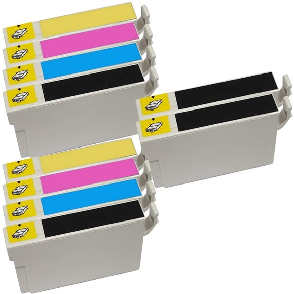 10 Inkfirst® 124 Ink Cartridges Compatible Remanufactured for Epson 124 Moderate Capacity WorkForce 320 323 325 435