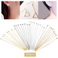 thumbnail image 2 of yuksok 200Pcs Ball Pins Gold Plated for Jewelry Making Findings Beading 20mm, 2 of 9
