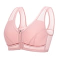 thumbnail image 1 of Women's Zip Front High Impact Wireless Racerback High Support Zipper in Front Sports Bra for Workout Running, 1 of 8