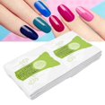 thumbnail image 2 of 100pcs Manucure Ongles Forme Titulaire Nail Art Bout Extension Guide Autocollant Manucure Outils (YC01), 2 of 12