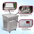 thumbnail image 2 of Kolice Commercial ETL NSF UL Fried Ice Cream Machine,Ice Pan Machine,Fry Ice Cream Roll Machine-21"x21" Square Pan,Auto Defrost, 2 of 9