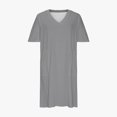 thumbnail image 4 of BEFOKA Robe pour Femme Grande Taille, Liquidation de Robes d'Été pour Femmes, Robe Unie Grande Taille à Manches Courtes et Col avec Poches pour Femme, 4 of 5
