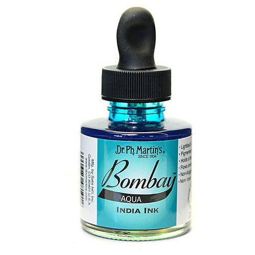 SALIS INTERNATIONAL, INC. 80081519BY BOMBAY INK AQUA 1OZ