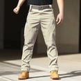 thumbnail image 2 of cllios Pantalon Cargo d'Extérieur pour Homme, Coupe Droite, Léger, Imperméable, Militaire, de Travail, Cargo, de Travail, de Randonnée, à Multiples Poches, 2 of 4