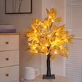 thumbnail image 3 of Gold Gold Led White Birch Tree Lights Christmas Shape Decorative Ornaments Usb Battery Powered Wealth Tree Design Plastic Material, 3 of 6