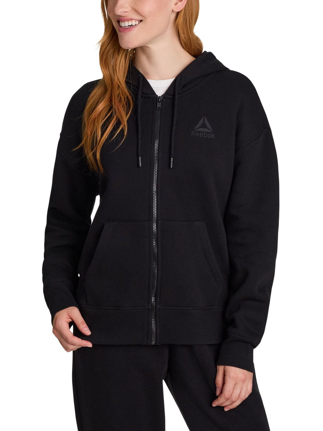 Reebok Chandail à capuchon zippé Legacy pour femmes