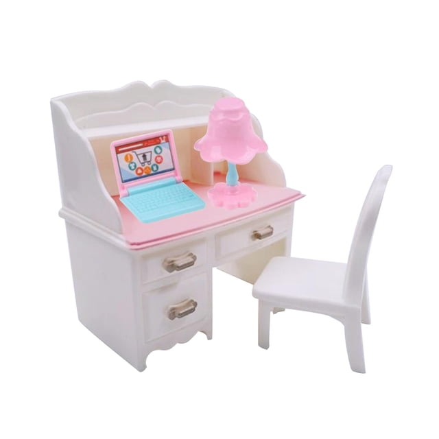 Xuanheng Dollhouse DIY Scene Accessories Photo Props With Laptop With Laptop