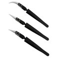 thumbnail image 1 of CIMAXIC 3pcs Professional Ceramic Tweezers Practical Pointed Electronic Tweezers,5.51"X0.39"X0.35", 1 of 5