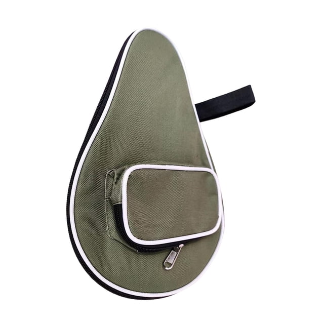 Almencla Pingpong Paddle Case Carrier Protective Pouch for Game Traveling Competition green