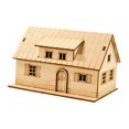 thumbnail image 3 of TISHITA 1:60 Scale Decor Miniature House Model for Gift Teens Adults Micro Landscape Style D, 3 of 8