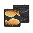 thumbnail image 1 of Mistaha Waffle Plates 14*14cm Black Style F for Waffle Maker type3003, 1 of 8
