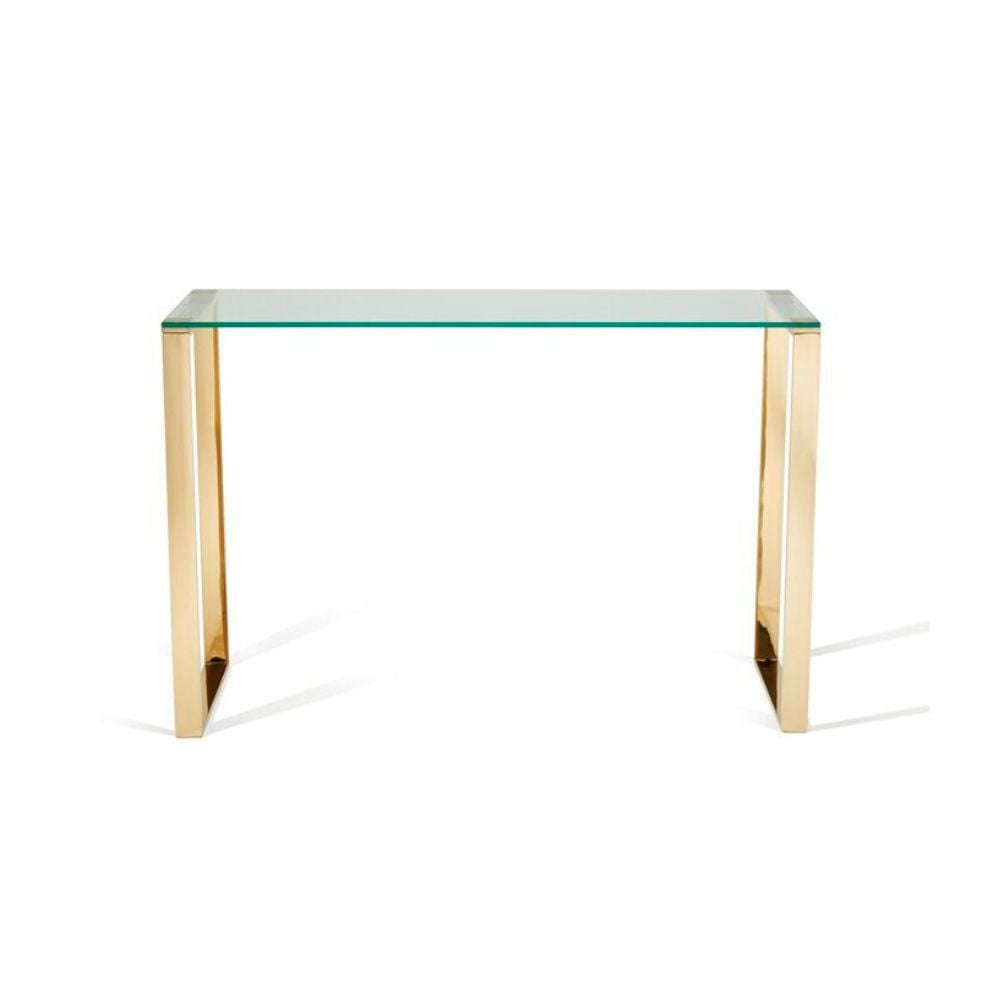 Table console en verre