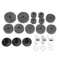 thumbnail image 2 of Cymbal 21Pcs Cymbal Replacement Accessories Felts Sleeves Wing Nuts Washers for Hi Hat  Cup, 2 of 8