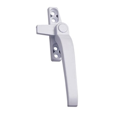 Poignée de Fenêtre en Alliage d'Aluminium avec Verrous Poignée Universelle ing pour Porte à Double Vitrage Tournant Blanc Droit
