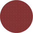 thumbnail image 1 of Ahgly Company Tapis d'Intérieur Lavables en Machine, Ronds, Transitionnels, Rouge Canneberge, Ronds 4', 1 of 7