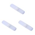 thumbnail image 4 of Maytalsory Tooth Brush Toothpaste Storage Box with Lid Portable Smooth Cases Chopsticks Forks Organizer Travel Office Party Transparent White 3Set, 4 of 6