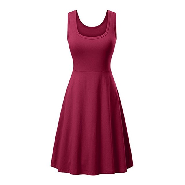LUXUR Robe Longue d'Été de Plage Bohème pour Femmes, Bordeaux 2TG