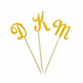 thumbnail image 3 of Darling Souvenir Custom Initials Wedding Cupcake Toppers Personalized Party Dessert Decorations - Pack Of 20, 3 of 3