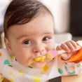 thumbnail image 1 of Oleegame 1PC Stainless Steel Cutlery Set Feeding Complementary Food Spoon Baby Food Grade Silicone Soft Spoon Children Learn To Eat Training Tableware Baby Spoon Pink, 1 of 4