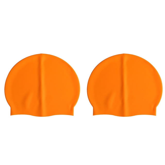 EGNMCR Pool Accessories, Sports & Outdoors 2PC Adult Universal Pure Ear Protection Swimming Caps Swimming cap