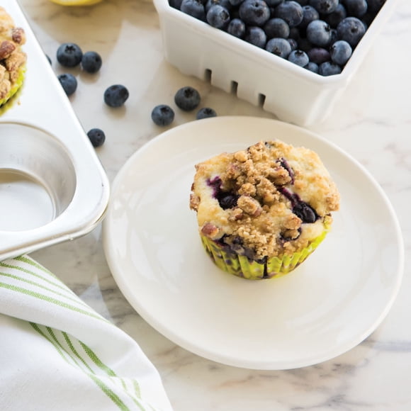 Nordic Ware Naturals Ovenware Moule à Muffins Compact, Argent