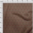 thumbnail image 2 of oneOone Polyester Lycra Fabric Leaves & Floral Block Printed Craft Fabric BTY 56 Inch Wide, 2 of 4