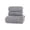 Grey, variant on Ohufall Soft Linen 3 Pc Towel Set 1 Bath Towel 1 Hand Towel 1 Washcloth Towels For Bathroom Towel Set For Adults Highly Absorbent Cotton Bath Towels Large Bath Towels