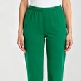 thumbnail image 4 of RKSTN Womens Scrub Pants Solid Color Mid Rise Stretch Waistband Lightweight Pull on Scrubs Pant with Multiple Pockets, 4 of 4