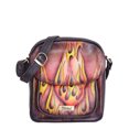 thumbnail image 1 of Sishka Sac Bandoulière en Cuir Peint à la Main avec Sangle Ajustable, Oeuvre Flamboyante et Tendance pour Femmes, Voyage et Usage Quotidien, 1 of 7