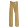 thumbnail image 3 of FAIWAD Pantalon de Pyjama Femme Décontracté Confortable Ample Pantalon de Maison Extensible à Cordon Bas de Pyjama Pantalon Tenue d'Intérieur, 3 of 5